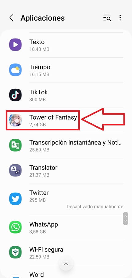 Solucionar Tower of Fantasy no funciona.