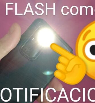 Usar el flash como si fuera un panel de notificaciones.