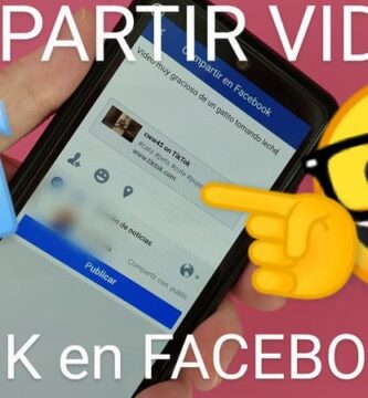 Compartir vídeos de TikTok por Facebook.