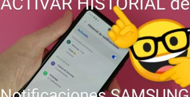 Activar historial de notificaciones samsung.