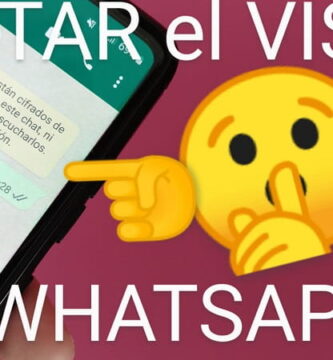 Desactivar el visto de WhatsApp.