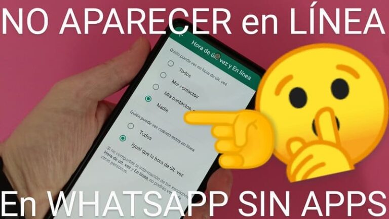 ≫ Como Ocultar En Línea En Whatsapp Sin Aplicaciones 2024 3353