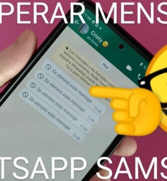 Leer mensajes de WhatsApp eliminados Samsung.