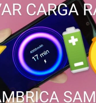 habilitar carga rápida inalámbrica samsung.