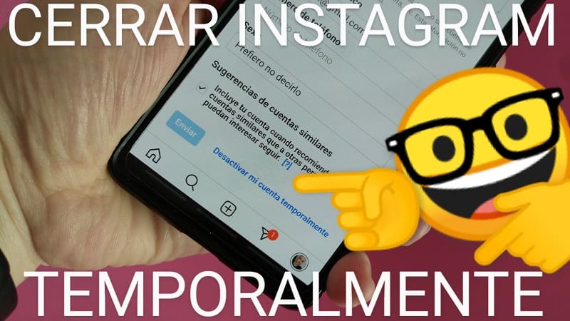 Desactivar Instagram Temporalmente.