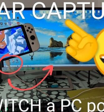 Transferir capturas de Nintendo Switch a PC por cable.