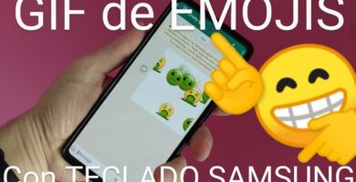 Crear emojis de gif con movimiento en el teclado Samsung.