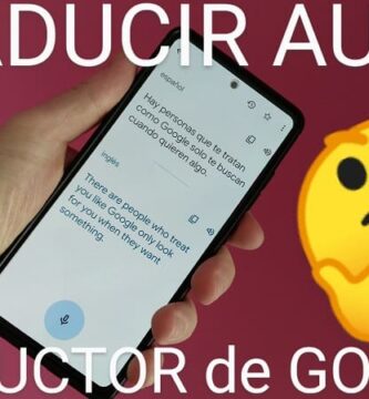 Traducir audio por voz con el traductor de Google.