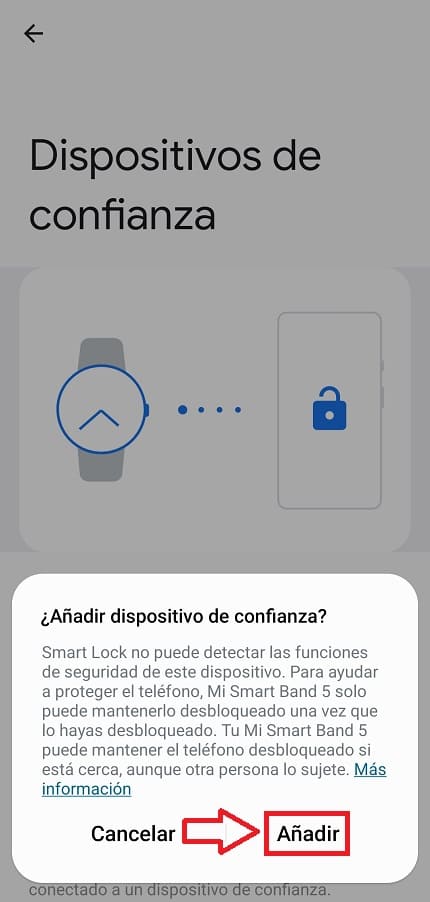 poner mi xiaomi mi band smart lock.