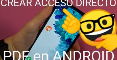 añadir un acceso directo de un pdf a inicio en Android.