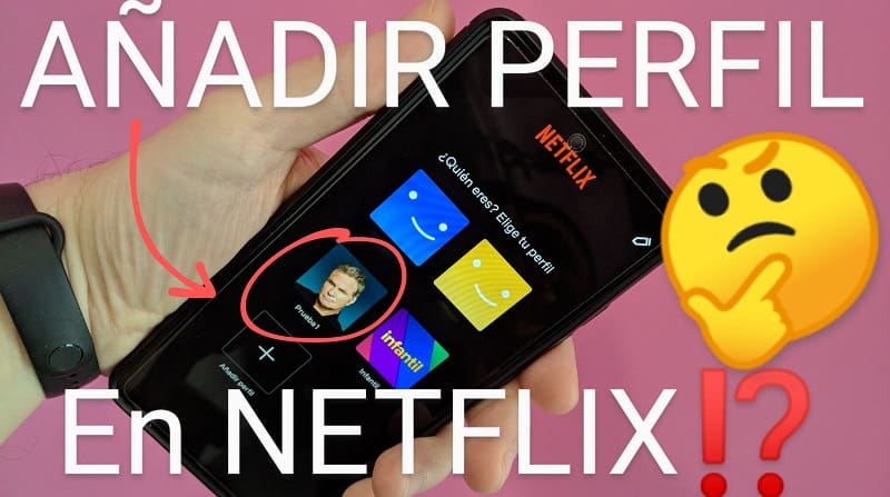 Crear otro perfil de Netflix.