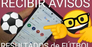 Habilitar las notificaciones de fútbol android.