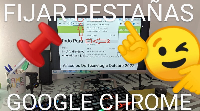 Anclar pestañas Google Chrome.