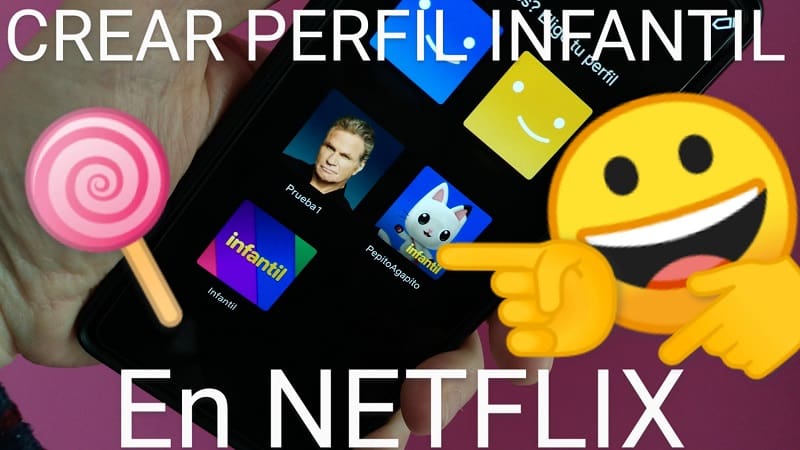 Hacer un perfil infantil netflix.