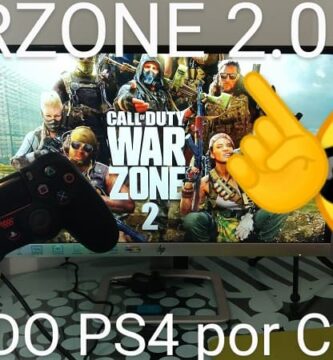 conectar mando dualshock 4 warzone 2.0 pc.