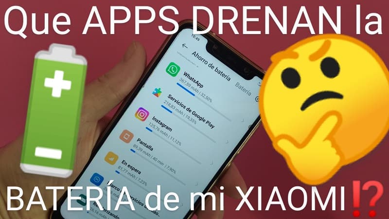 que apps consumen más batería Xiaomi.