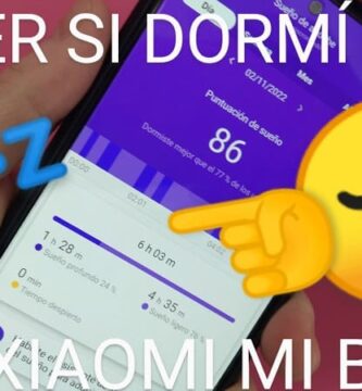 Ver horas de sueño Xiaomi Mi band.