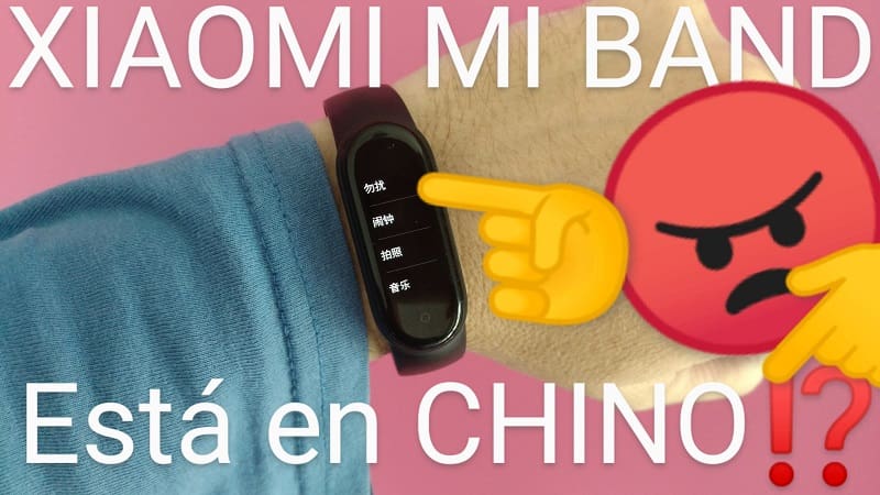 Poner Xiaomi Mi Band en Castellano.