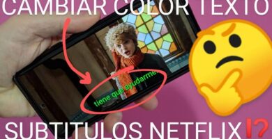 Modificar color de subtítulos Netflix.