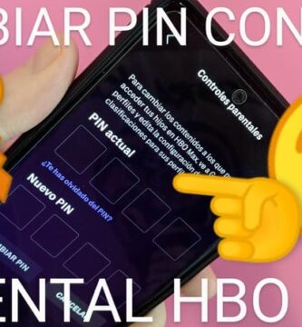 Cambiar el pin de control parental hbo max.