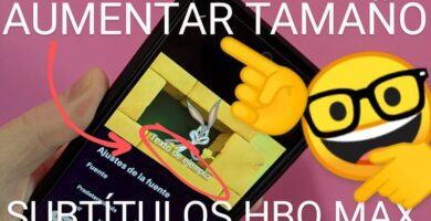 Agrandar subtítulos HBO MAx.