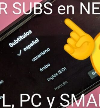 activar subs en netflix android, pc y chromecast.