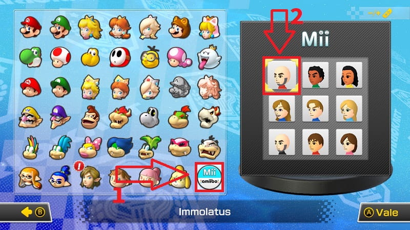 Mario Kart 8 Deluxe Mii.