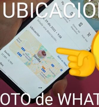 Localizar una foto en google Maps WhatsApp.