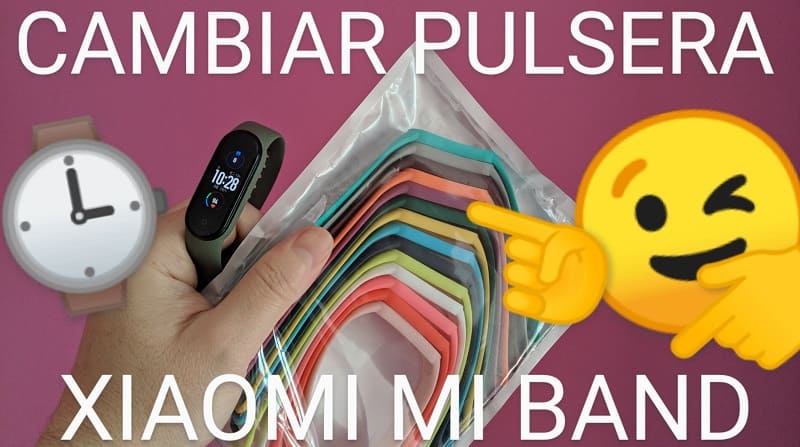 Cambiar correa Xiaomi Mi Band.