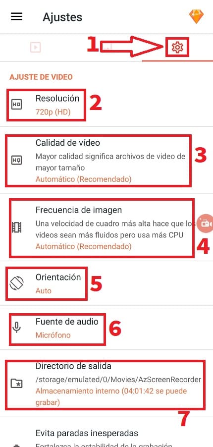 Como funciona Az Screen Recorder.