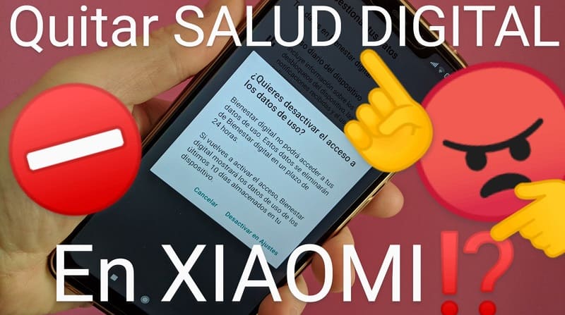 Desactivar salud digital en Xiaomi.
