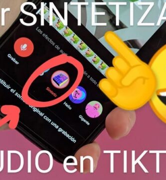 cambiar audio a sintetizador TikTok.