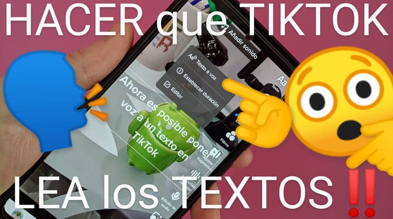 Poner audio a texto tiktok.