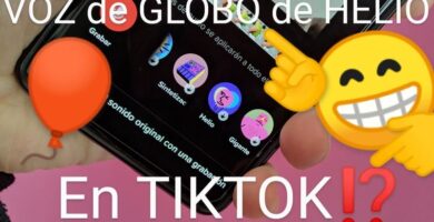 Colocar voz de helio en TikTok.