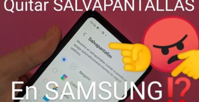 desconectar salvapantallas Samsung.