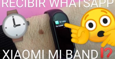 Leer whatsapp Xiaomi Mi Band.