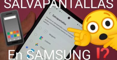 Activar salvapantallas Samsung.