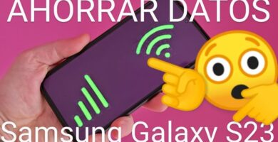 activar modo ahorro de datos samsung galaxy s23.