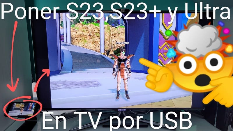 conectar s23, s23 plus y s23 ultra a smart tv.