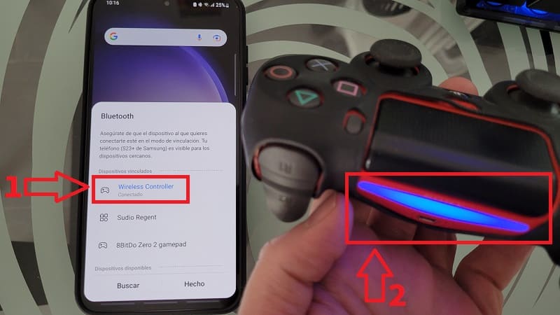 vincular mando ps4 s23.