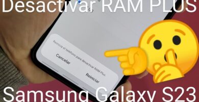 Desactivar ram plus samsung galaxy s23.