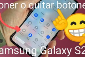 Poner y quitar botones Samsung Galaxy S23.