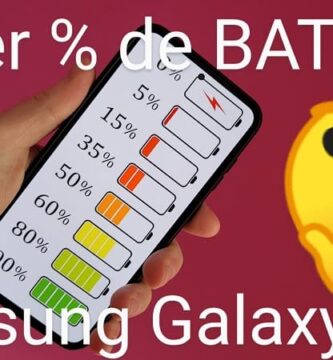 poner porcentaje de batería S23.
