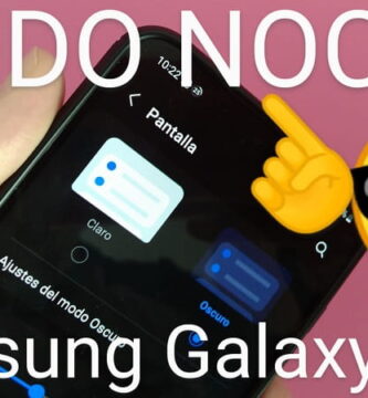 activar modo noche samsung galaxy s23.