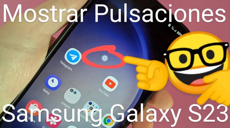 ver pulsaciones pantalla Samsung Galaxy S23.