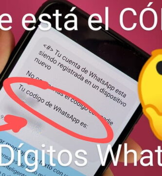 Whatsapp código 6 dígitos.