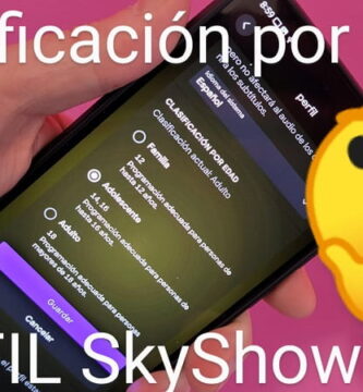 Filtro por edad perfil SkyShowtime.