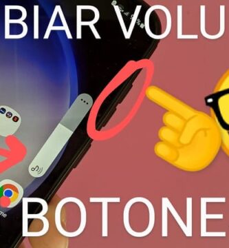 Configurar volumen sin botones.