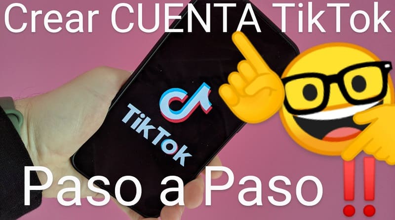 Crear cuenta nueva TikTok.