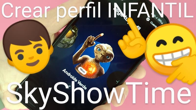 Hacer perfil infantil SkyShowTime.